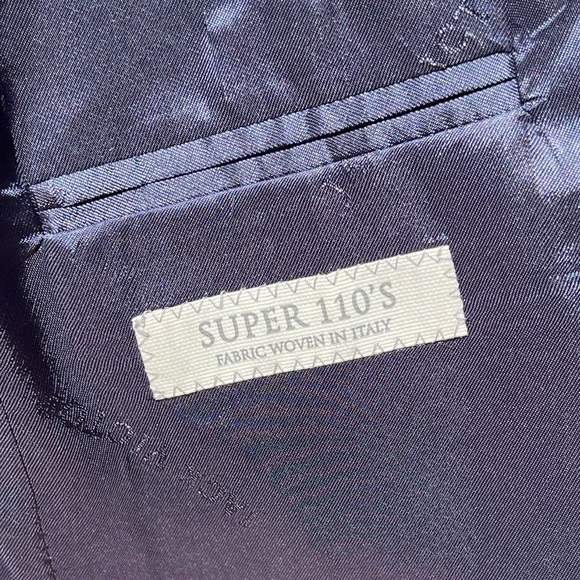 🌻NEW Jack Victor Esprit Solid Stretch Wool Suit Jacket | Men's Size 42 Regular - Picture 10 of 12